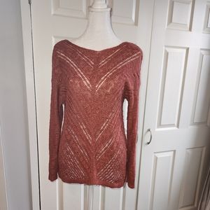 Attention Brand women's sweater dusty rose color size medium